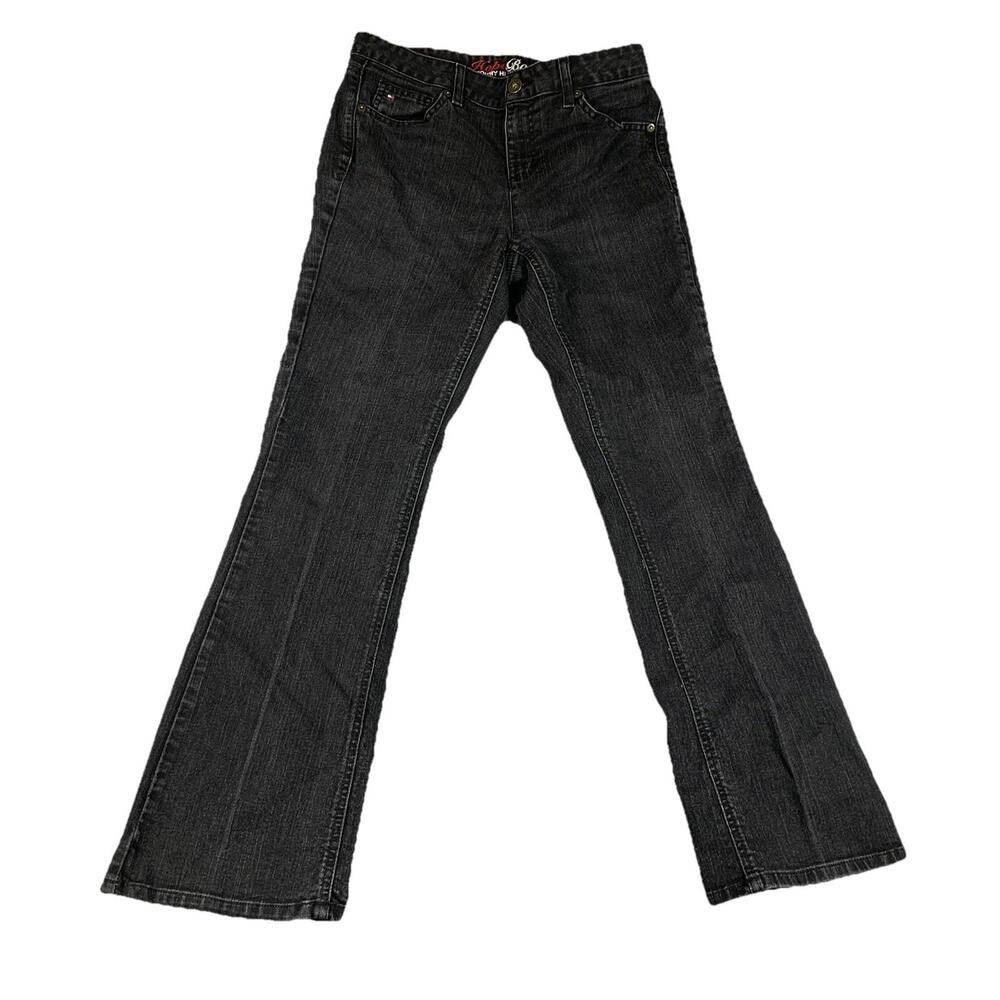 Tommy Hilfiger Hope Boot Jeans Womens Size 8 - 30L Black Stretch Denim